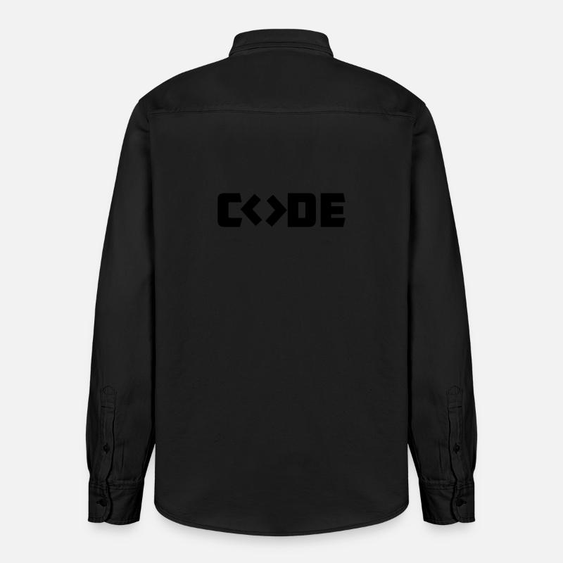 Code du programmeur - Chemise unisexe coupe décontractée bio Stanley/Stella - noir délavé