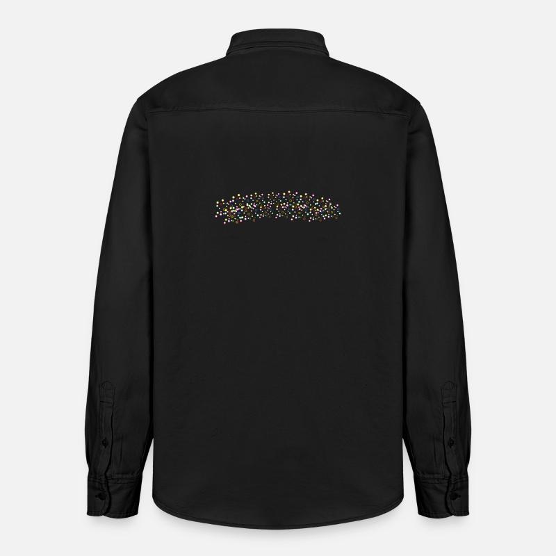 Bubbles | SPRUDEL - Relaxed Fit Unisex Organic Hemd von Stanley/Stella - washed Black