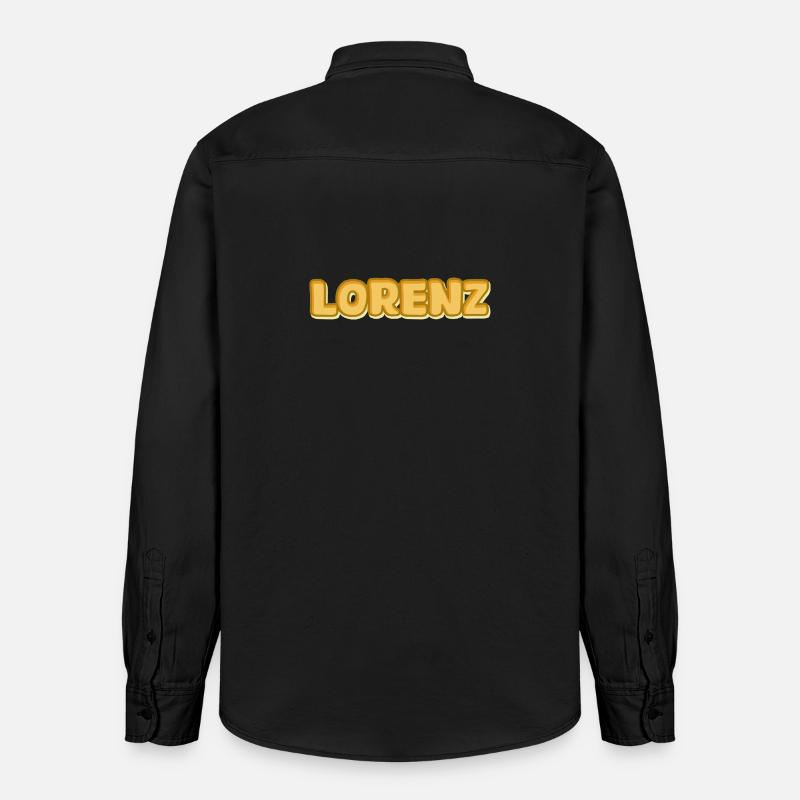 Lorenz Lorenz - Relaxed Fit Unisex Organic Hemd von Stanley/Stella - washed Black