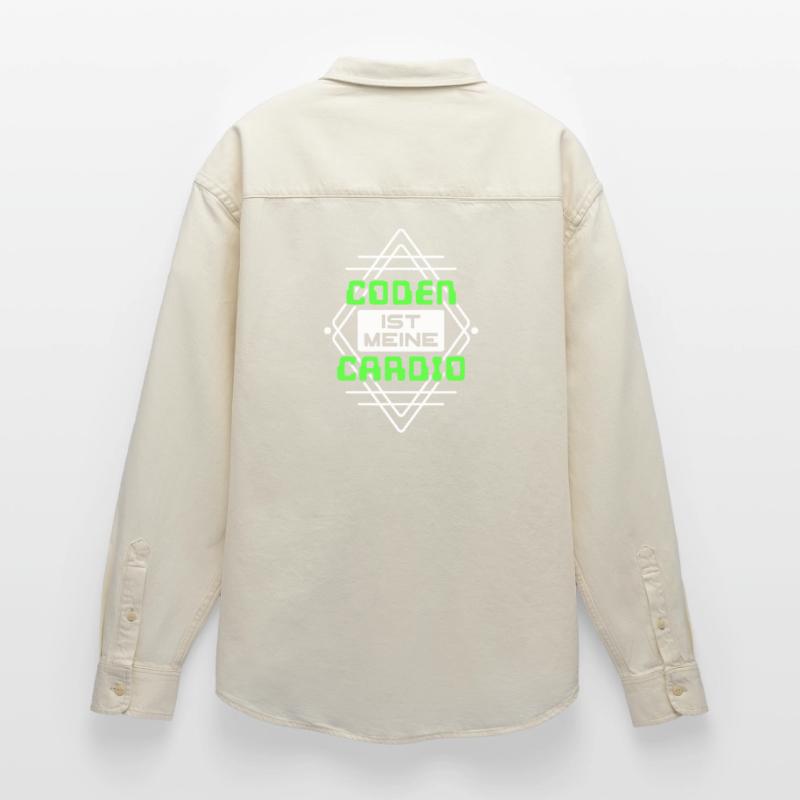 Coden Statement Developer Computerfreak Skripting Relaxed Fit Unisex Organic Hemd von Stanley/Stella