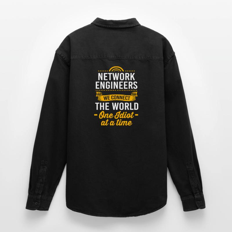 Network Engineer Programmer Computer Scientist Relaxed Fit Unisex Organic Shirt by Stanley/Stella