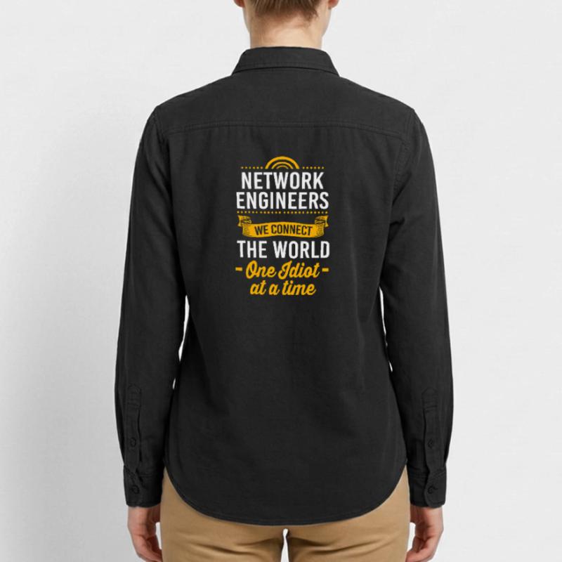 Network Engineer Programmer Computer Scientist Relaxed Fit Unisex Organic Shirt by Stanley/Stella