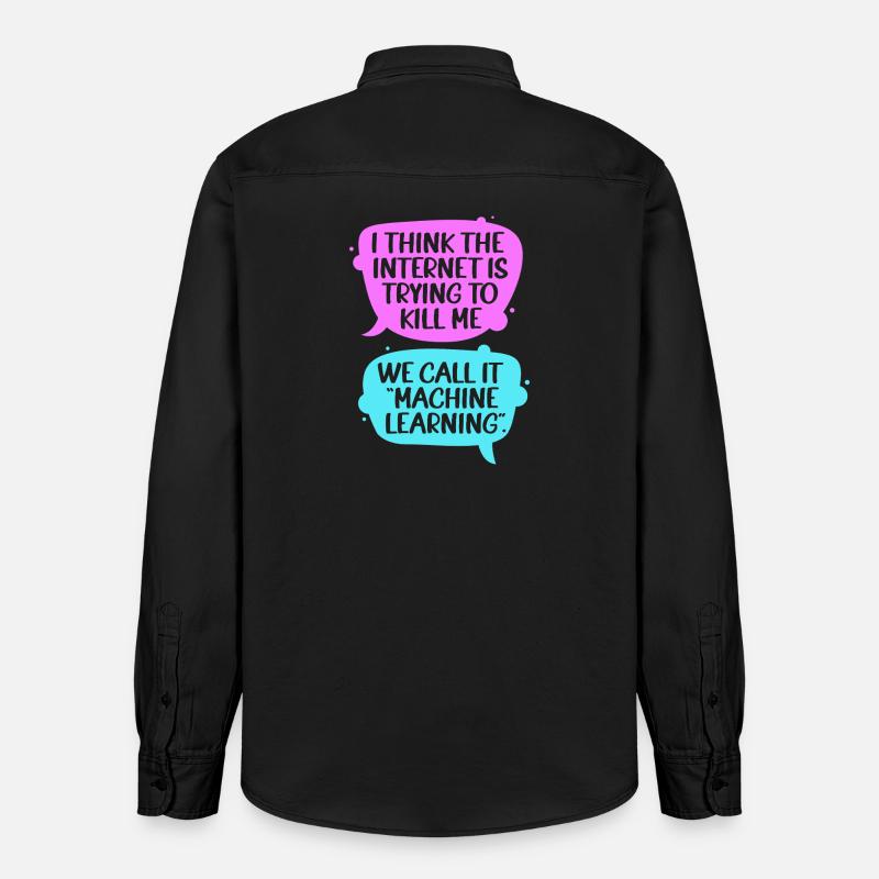 GPT Programmer Coder - Relaxed Fit Unisex Organic Shirt by Stanley/Stella - washed black