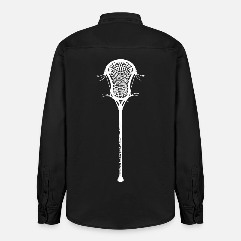 Dessin de batte de crosse - Chemise unisexe coupe décontractée bio Stanley/Stella - noir délavé