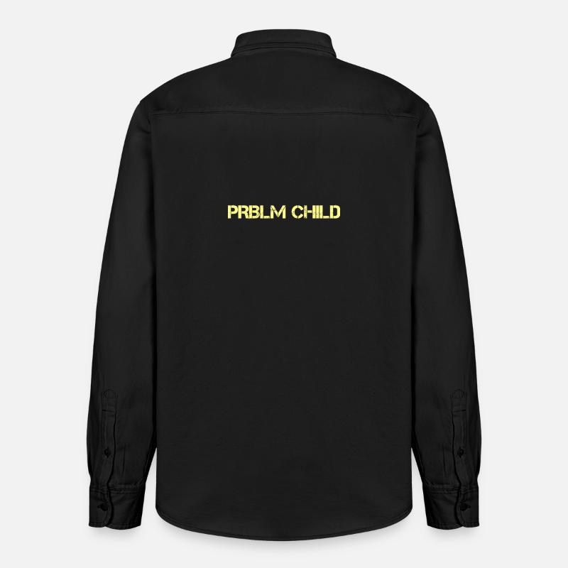 Problem child - Relaxed Fit Unisex Organic Hemd von Stanley/Stella - washed Black