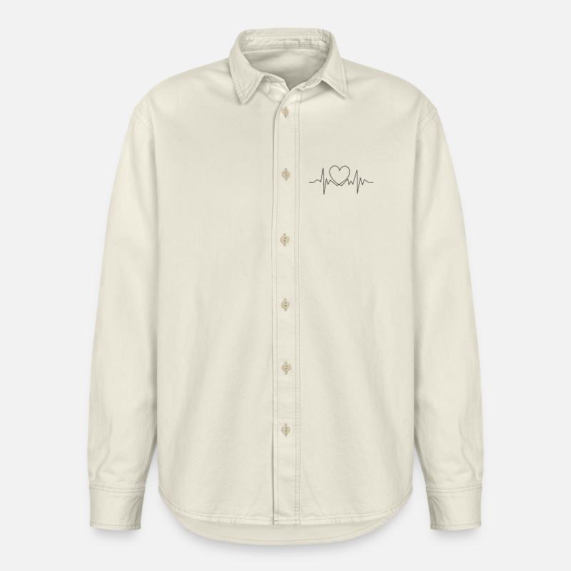 Battement - Chemise unisexe coupe décontractée bio Stanley/Stella - écru doux