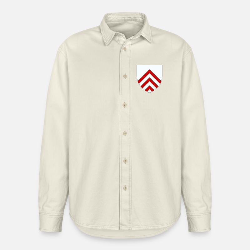 Wappen von Perche - Relaxed Fit Unisex Organic Hemd von Stanley/Stella - Natur