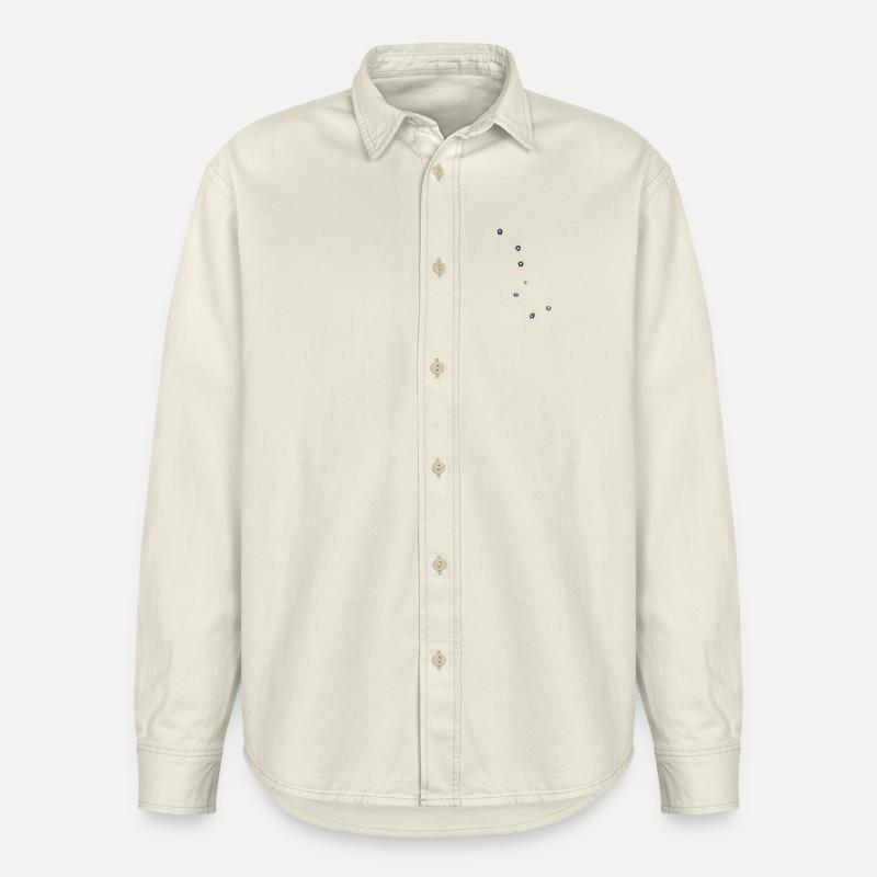 Constellation de la Grande Ourse / de la Grande Ourse - Chemise unisexe coupe décontractée bio Stanley/Stella - écru doux