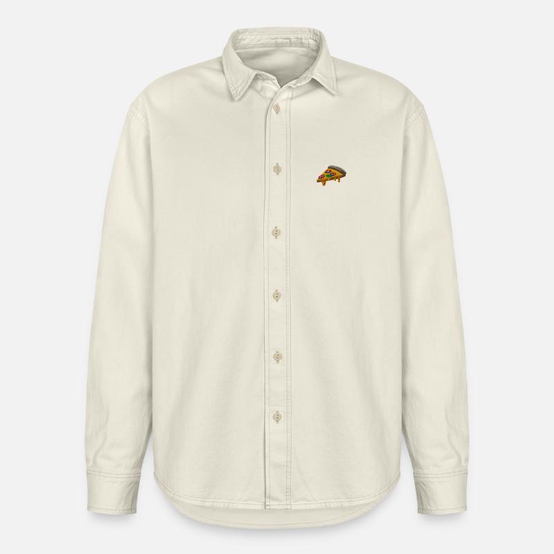 Pizza - Camicia unisex vestibilità rilassata bio di Stanley/Stella - ecru morbido