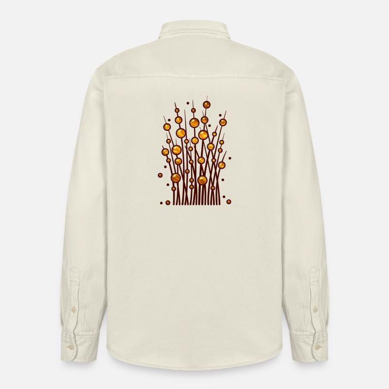 Conception de ballon doré - Chemise unisexe coupe décontractée bio Stanley/Stella - écru doux