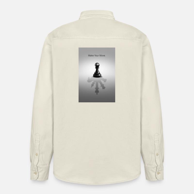 Make Your Move Minimal Mindset Design - Relaxed Fit Unisex Organic Hemd von Stanley/Stella - Natur