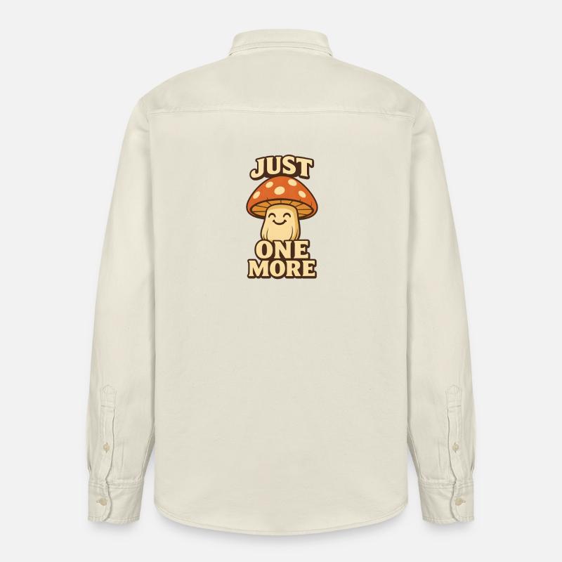 Juste un champignon de plus - Chemise unisexe coupe décontractée bio Stanley/Stella - écru doux