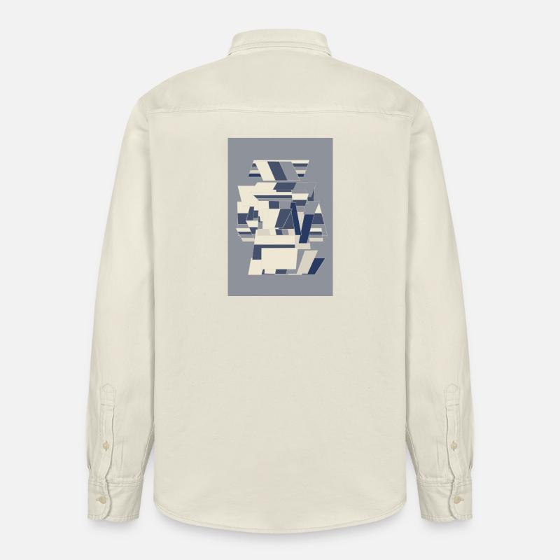 Robot guerrier bleu - Chemise unisexe coupe décontractée bio Stanley/Stella - écru doux