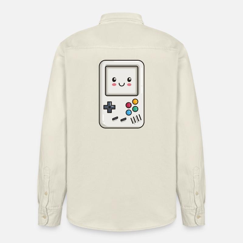 Console jeu mignonne - Chemise unisexe coupe décontractée bio Stanley/Stella - écru doux