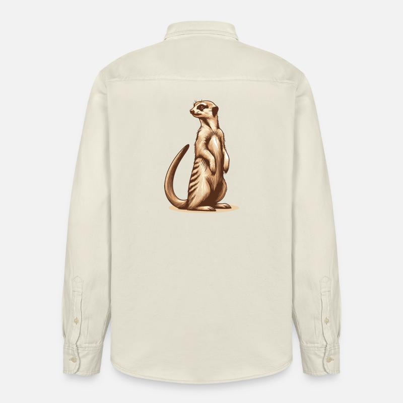 Suricate - Chemise unisexe coupe décontractée bio Stanley/Stella - écru doux