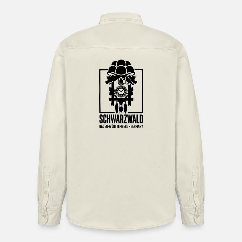 Typisch Schwarzwald - Relaxed Fit Unisex Organic Hemd von Stanley/Stella - Natur
