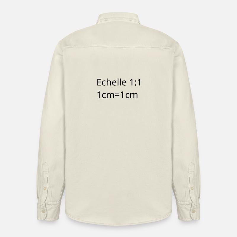 Architecte, architecte d'intérieur, maître d'oeuvr - Chemise unisexe coupe décontractée bio Stanley/Stella - écru doux