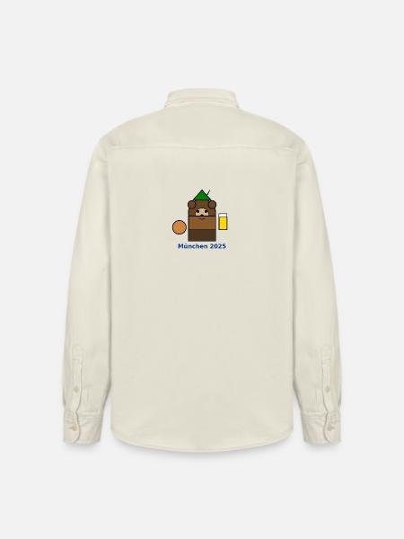 München2025 Bären-Logo - Relaxed Fit Unisex Organic Shirt by Stanley/Stella - soft Ecru