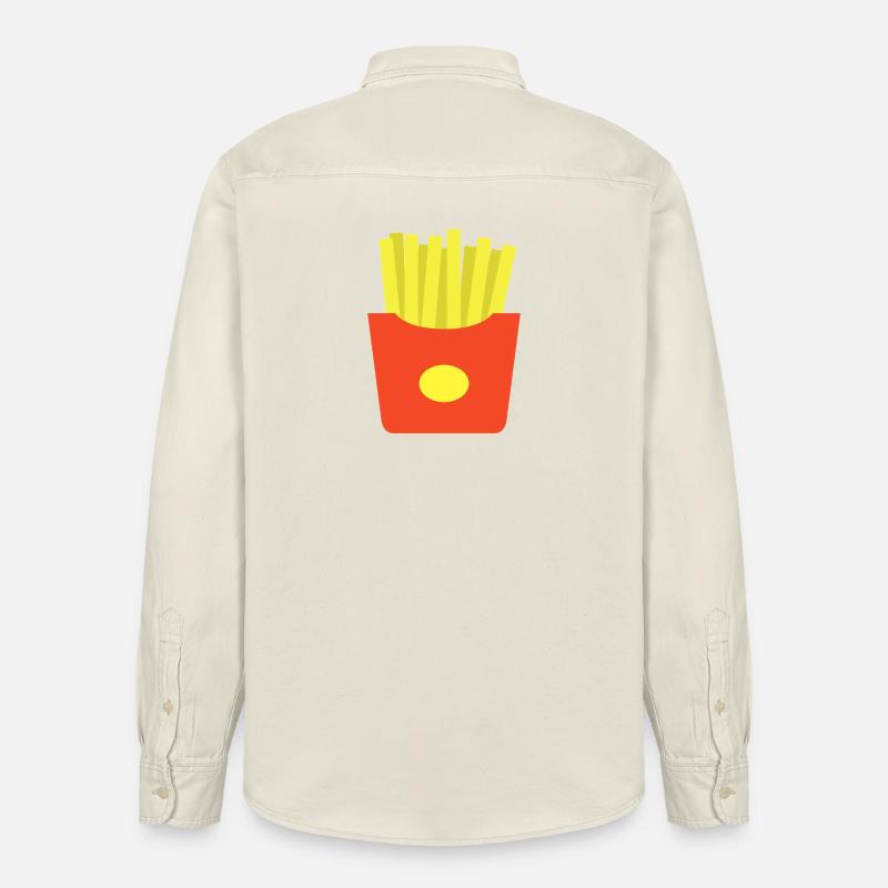 Frites - Chemise unisexe coupe décontractée bio Stanley/Stella - écru doux