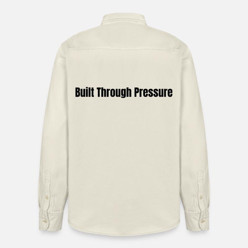 Construit par pression l LateNightGrind - Chemise unisexe coupe décontractée bio Stanley/Stella - écru doux