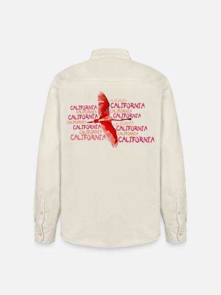 california - Relaxed Fit Unisex Organic Shirt by Stanley/Stella - soft Ecru