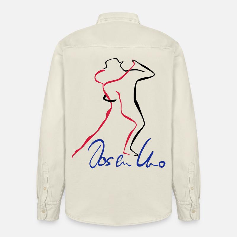 Tango Dos en Uno - Relaxed Fit Unisex Organic Hemd von Stanley/Stella - Natur