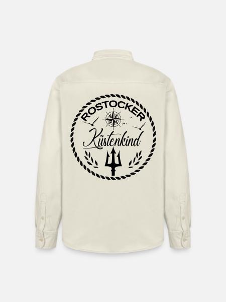 Rostocker Küstenkind - Relaxed Fit Unisex Organic Hemd von Stanley/Stella - Natur