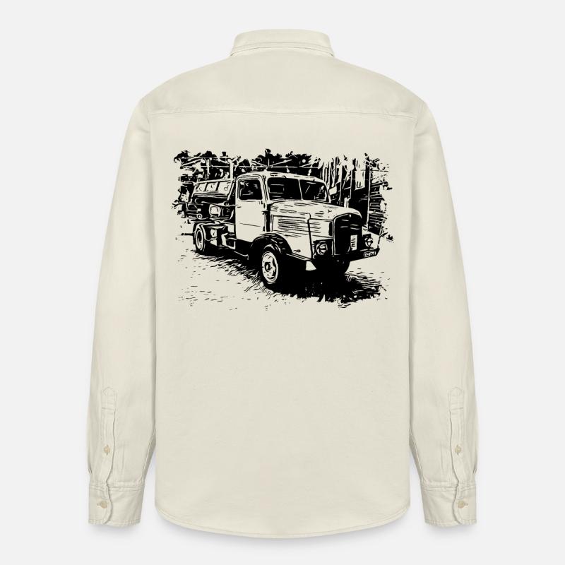 IFA Horch LKW Kipper - Relaxed Fit Unisex Organic Hemd von Stanley/Stella - Natur