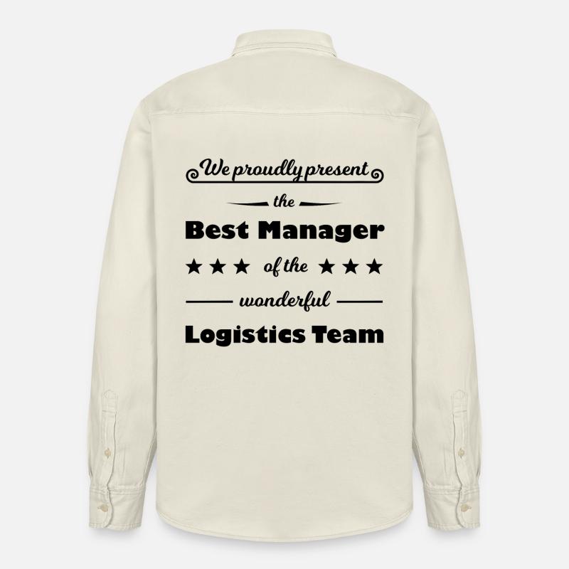 Le meilleur responsable logistique - Chemise unisexe coupe décontractée bio Stanley/Stella - écru doux