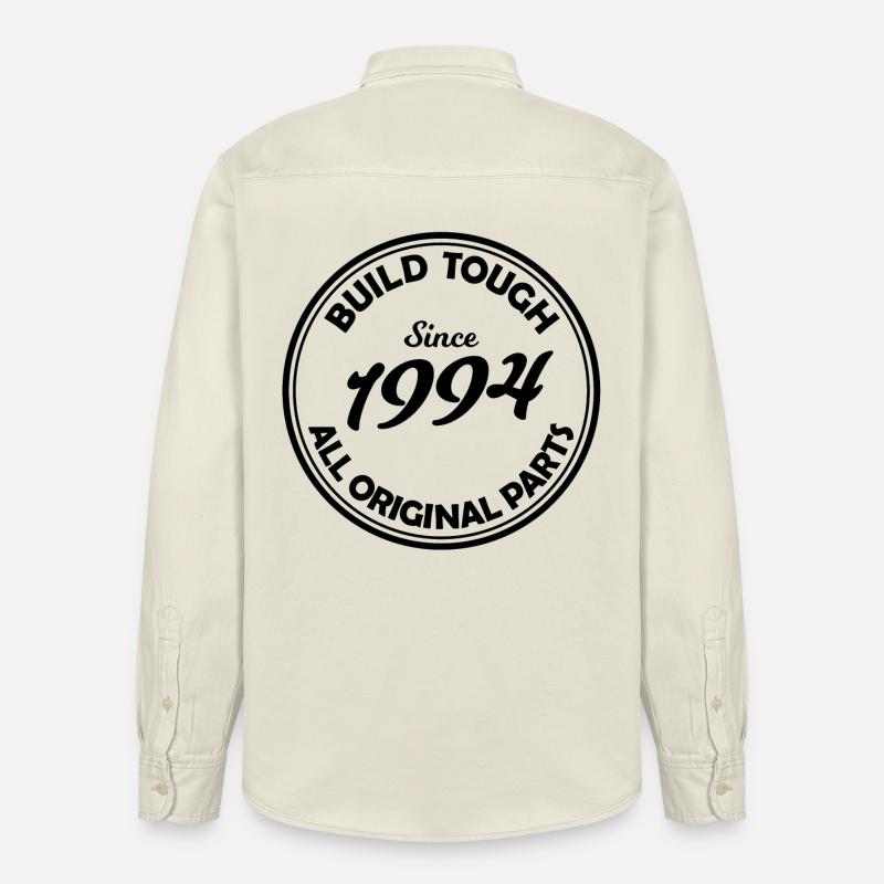 Né en 1994 - Chemise unisexe coupe décontractée bio Stanley/Stella - écru doux