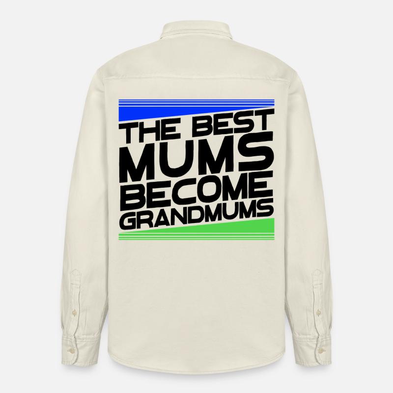 Cool Oma Statement Großmutter Glückwunsch - Relaxed Fit Unisex Organic Hemd von Stanley/Stella - Natur
