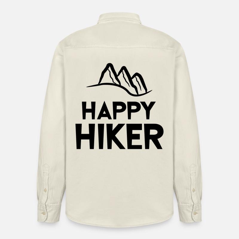 Wandern Wanderung Naturerlebnis Wanderer Statement - Relaxed Fit Unisex Organic Hemd von Stanley/Stella - Natur