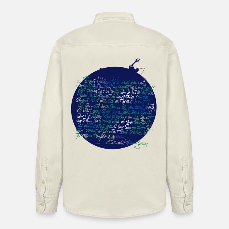 Il vecchio e il mare - Camicia unisex vestibilità rilassata bio di Stanley/Stella - ecru morbido