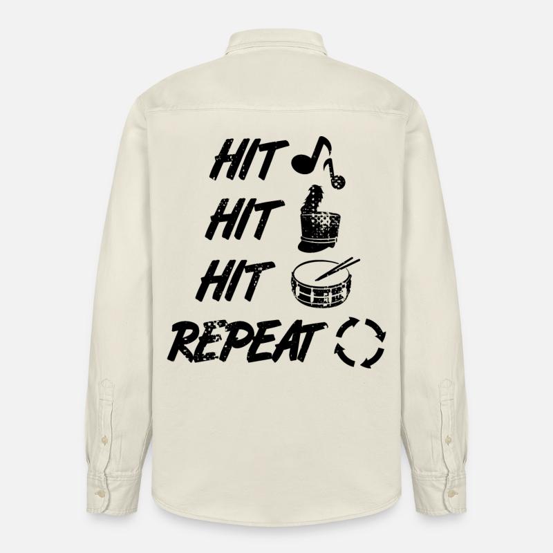 Chapelle de la marche - Chemise unisexe coupe décontractée bio Stanley/Stella - écru doux