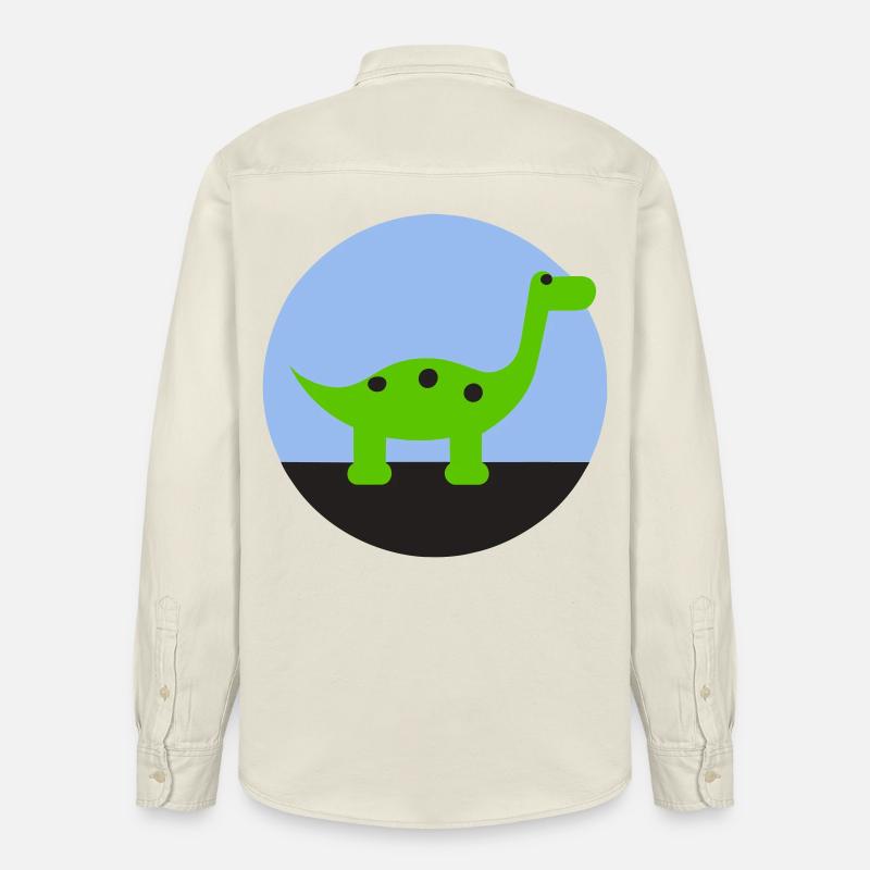 Dino - Relaxed Fit Unisex Organic Shirt by Stanley/Stella - soft Ecru