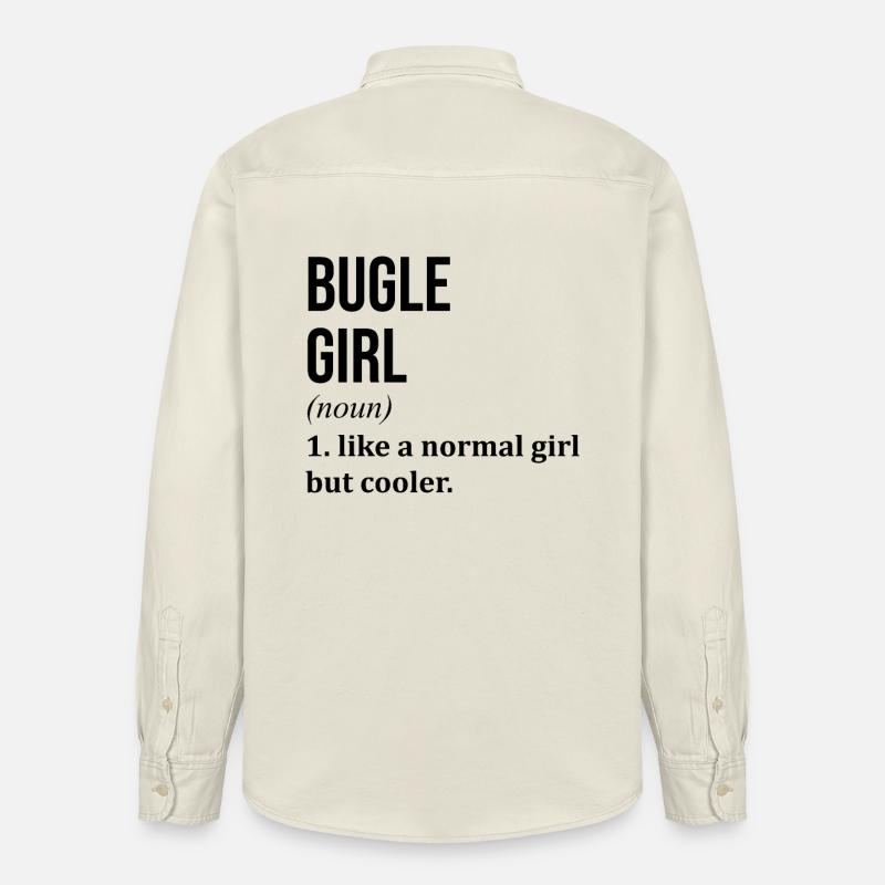 Bugle - Chemise unisexe coupe décontractée bio Stanley/Stella - écru doux