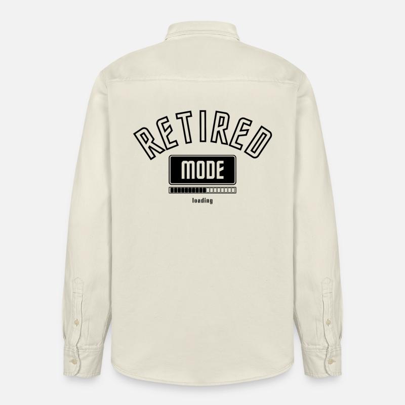 Vorfreude Rentner Modus wird geladen. - Relaxed Fit Unisex Organic Hemd von Stanley/Stella - Natur
