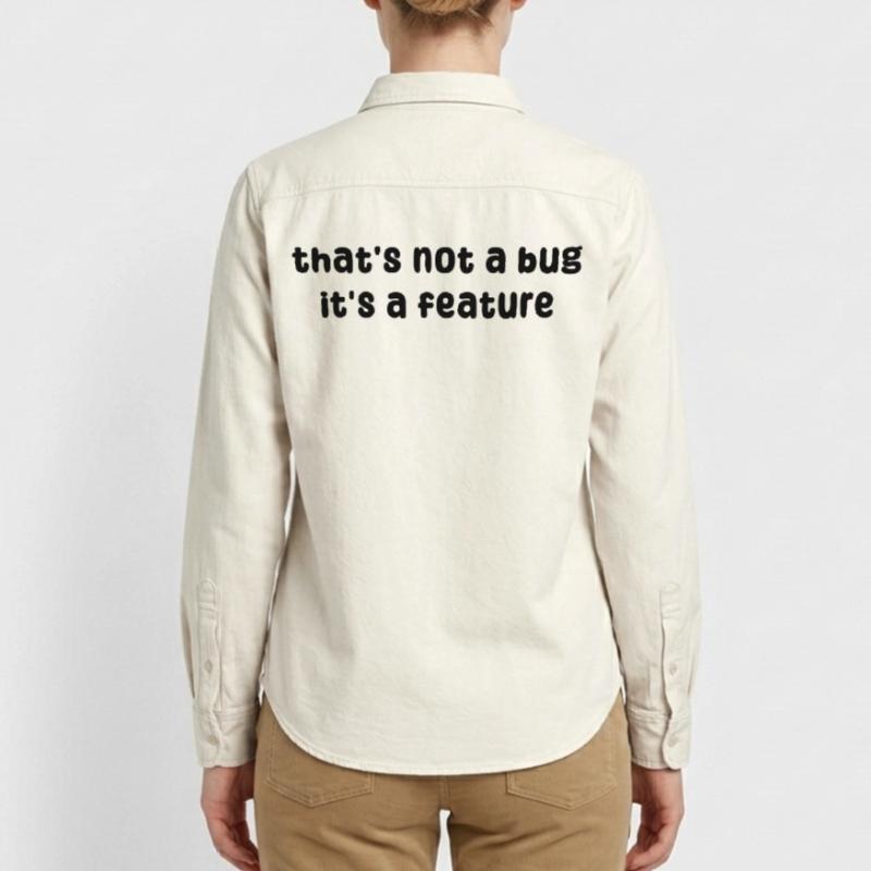 Developer Geek Bugs Code Computer Science Statement Relaxed Fit Unisex Organic Shirt by Stanley/Stella