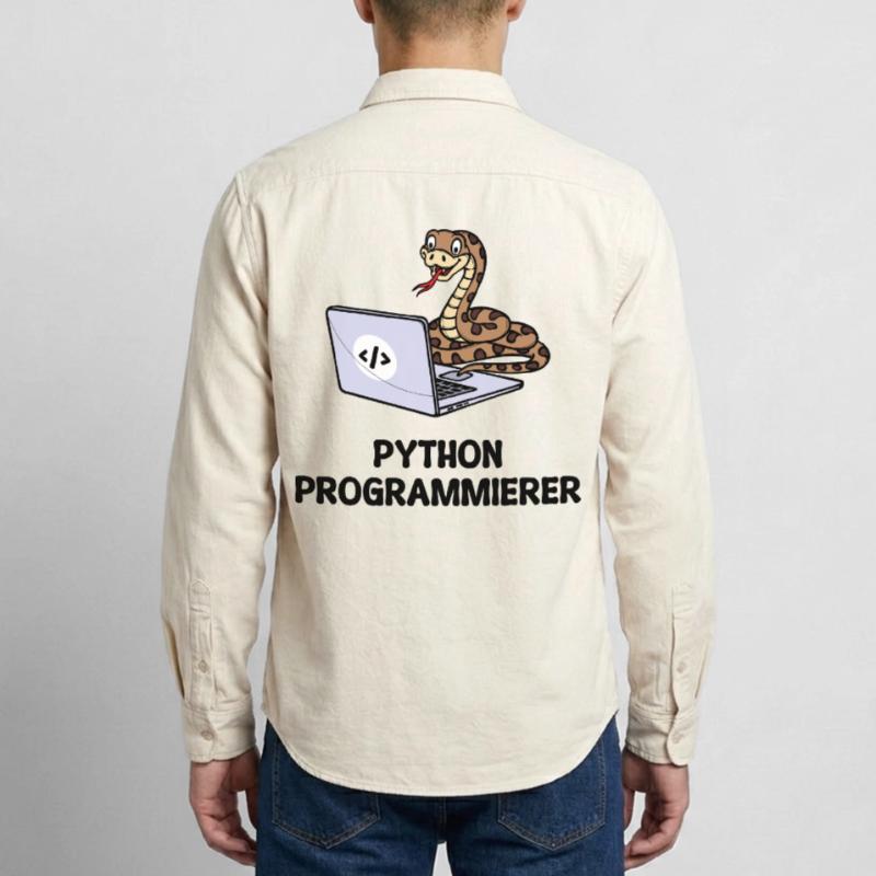 Programmer Computer Code Developer Statement Relaxed Fit Unisex Organic Shirt by Stanley/Stella