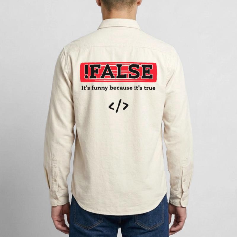 Code Debug Programmierer Developer Lustige Sprüche Relaxed Fit Unisex Organic Hemd von Stanley/Stella