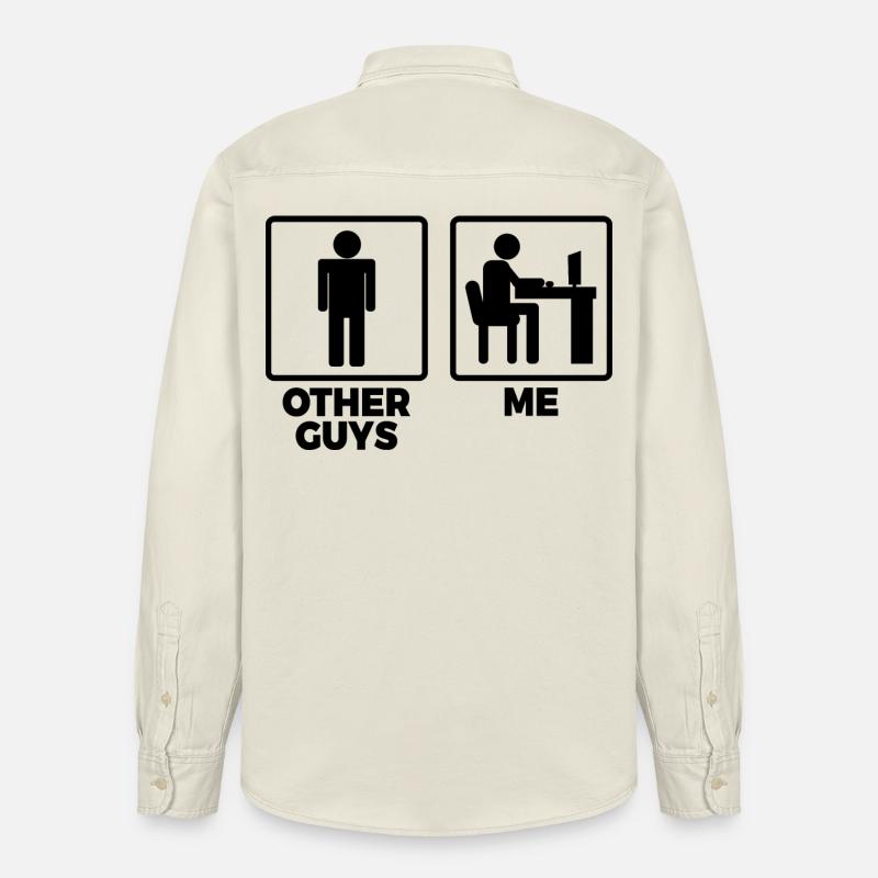 D’autres programmeurs et moi - Chemise unisexe coupe décontractée bio Stanley/Stella - écru doux