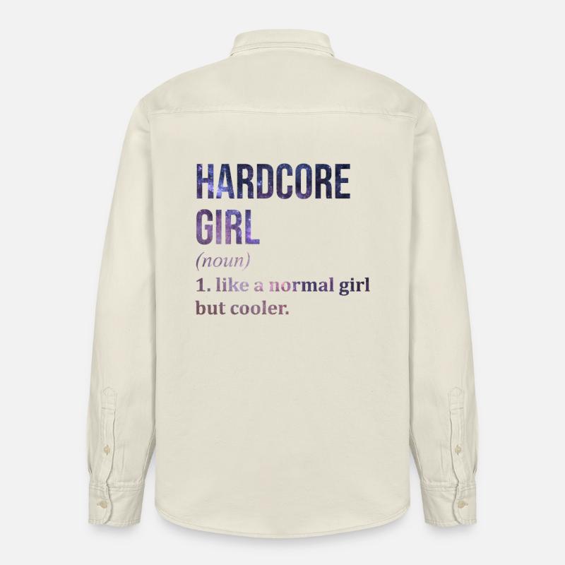 Hardcore - Chemise unisexe coupe décontractée bio Stanley/Stella - écru doux