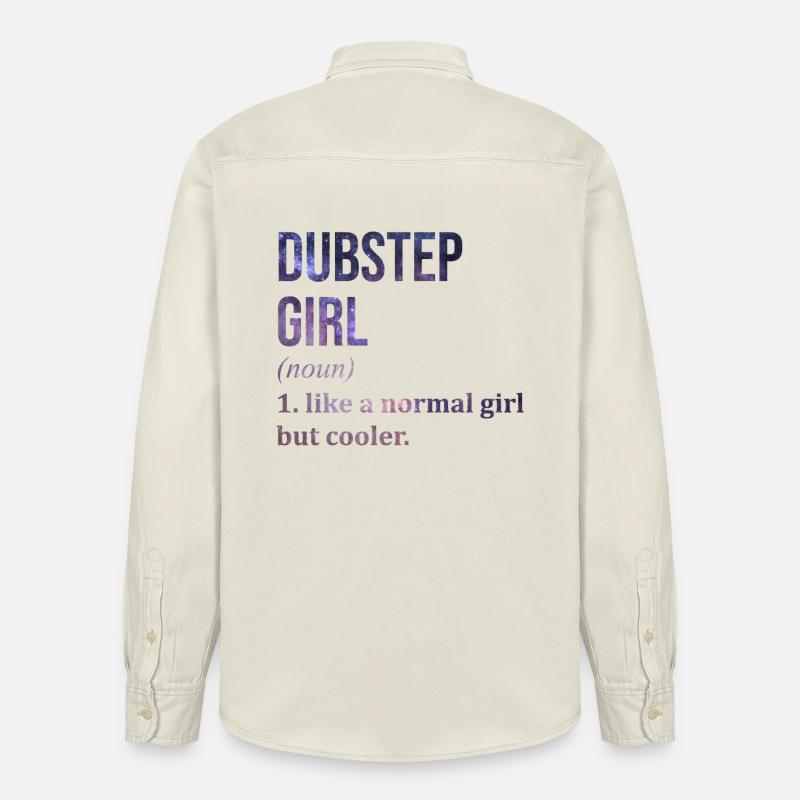 Dubstep Dubstep Dubstep - Chemise unisexe coupe décontractée bio Stanley/Stella - écru doux