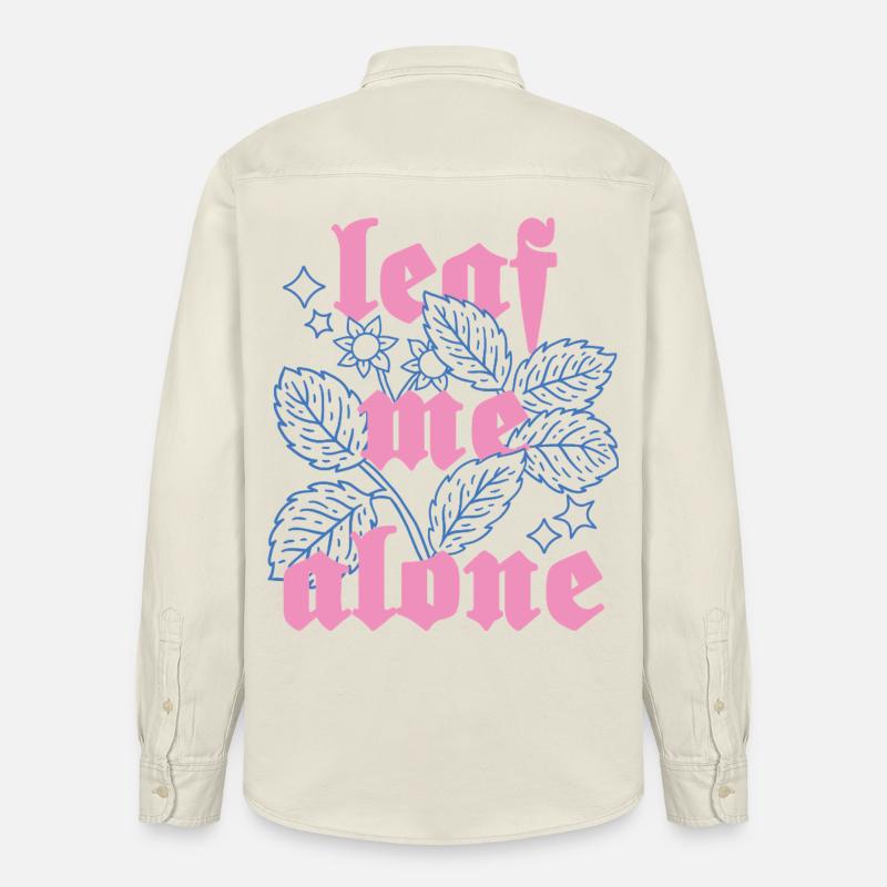 Leaf Me Alone – Botanik mit Attitüde - Relaxed Fit Unisex Organic Hemd von Stanley/Stella - Natur