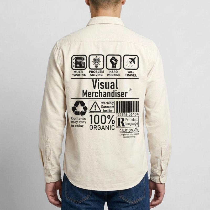 Visual Merchandiser multi tasking problem solving Relaxed Fit Unisex Organic Hemd von Stanley/Stella