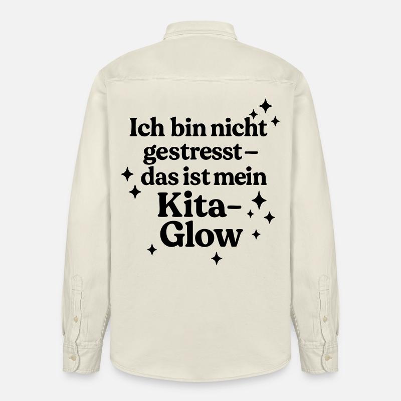 Ich bin nicht gestresst... - Relaxed Fit Unisex Organic Hemd von Stanley/Stella - Natur