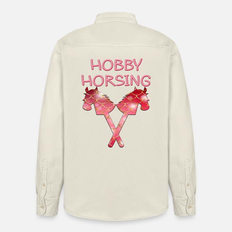 CHEVAL DE CHEVAL DE LOISIR - Chemise unisexe coupe décontractée bio Stanley/Stella - écru doux