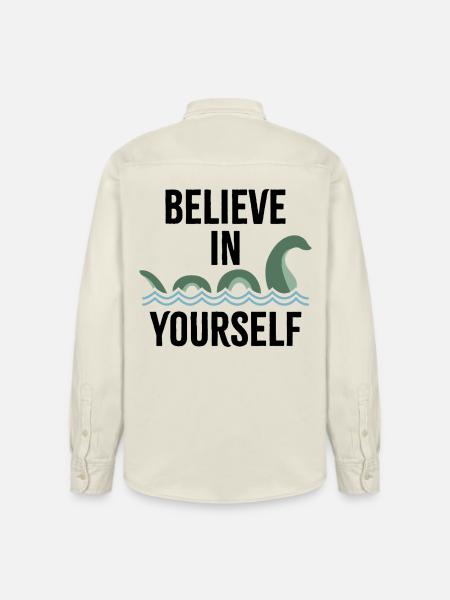 an sich selbst glauben - Relaxed Fit Unisex Organic Hemd von Stanley/Stella - Natur