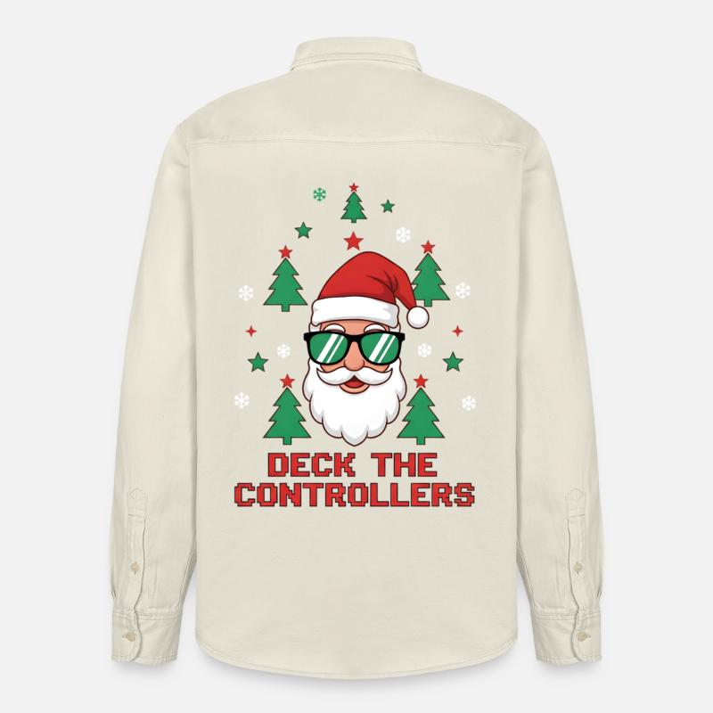 Decken Sie die Controller aus - Relaxed Fit Unisex Organic Hemd von Stanley/Stella - Natur