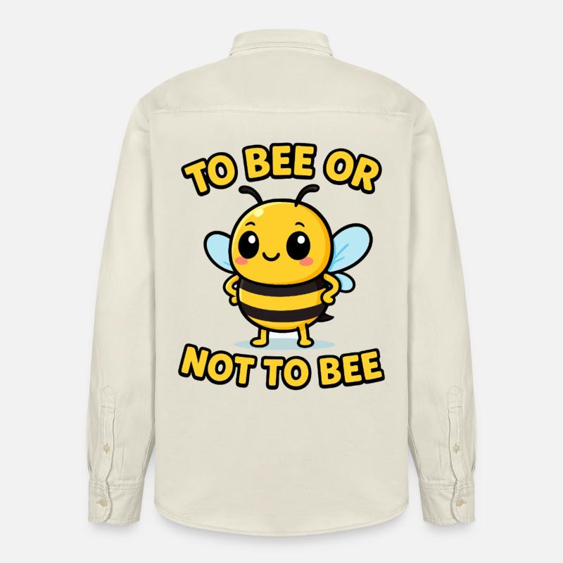 Biene oder nicht Biene - Relaxed Fit Unisex Organic Hemd von Stanley/Stella - Natur